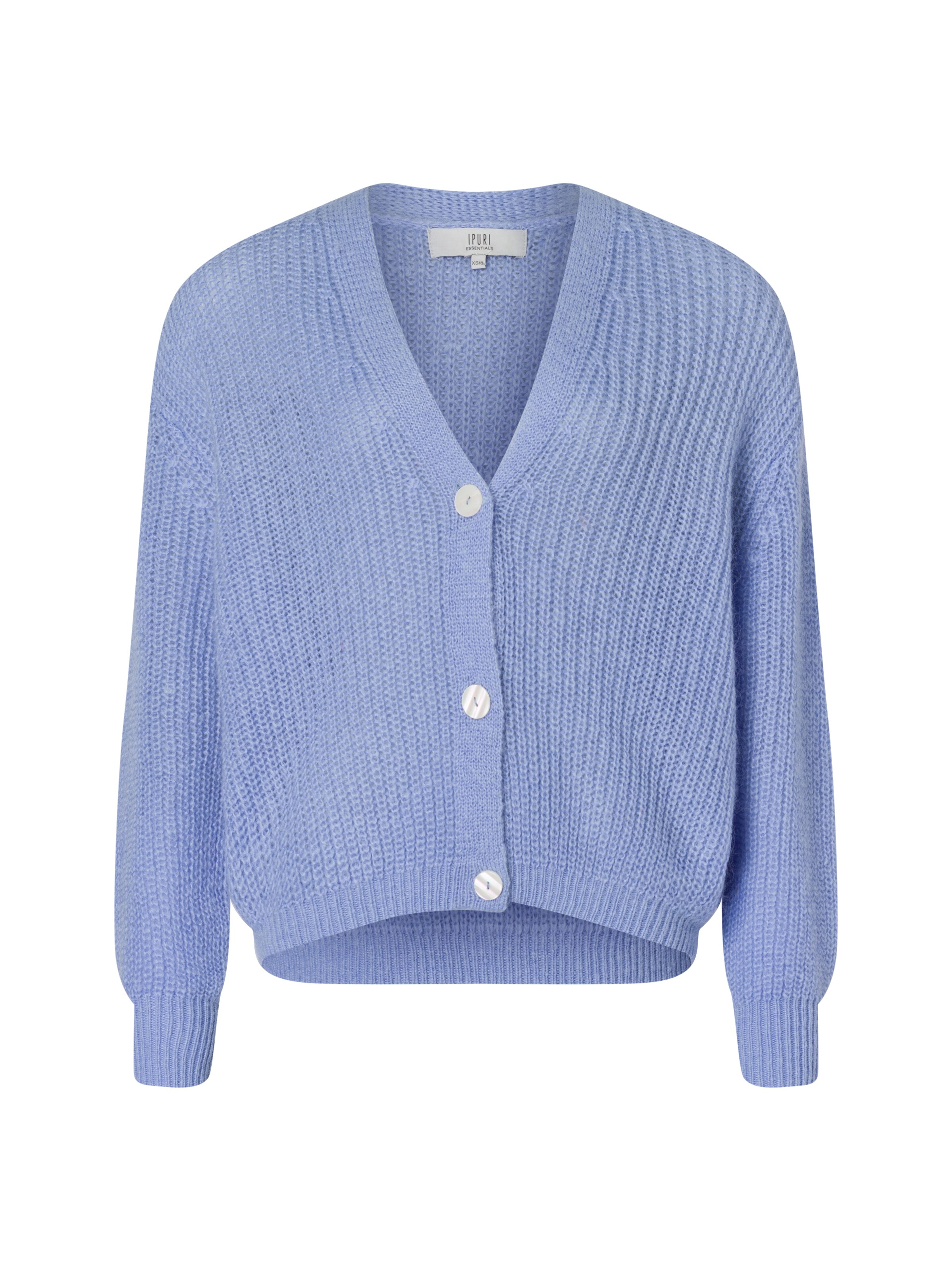 Ipuri Knit cardigan in Blue: front