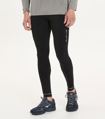 ELITE LAB Slimfit Sportbroek 'Elite X1' in Zwart: voorkant