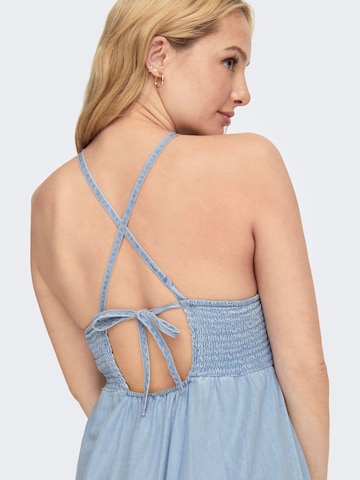 ONLY Letní šaty 'Bea' – modrá