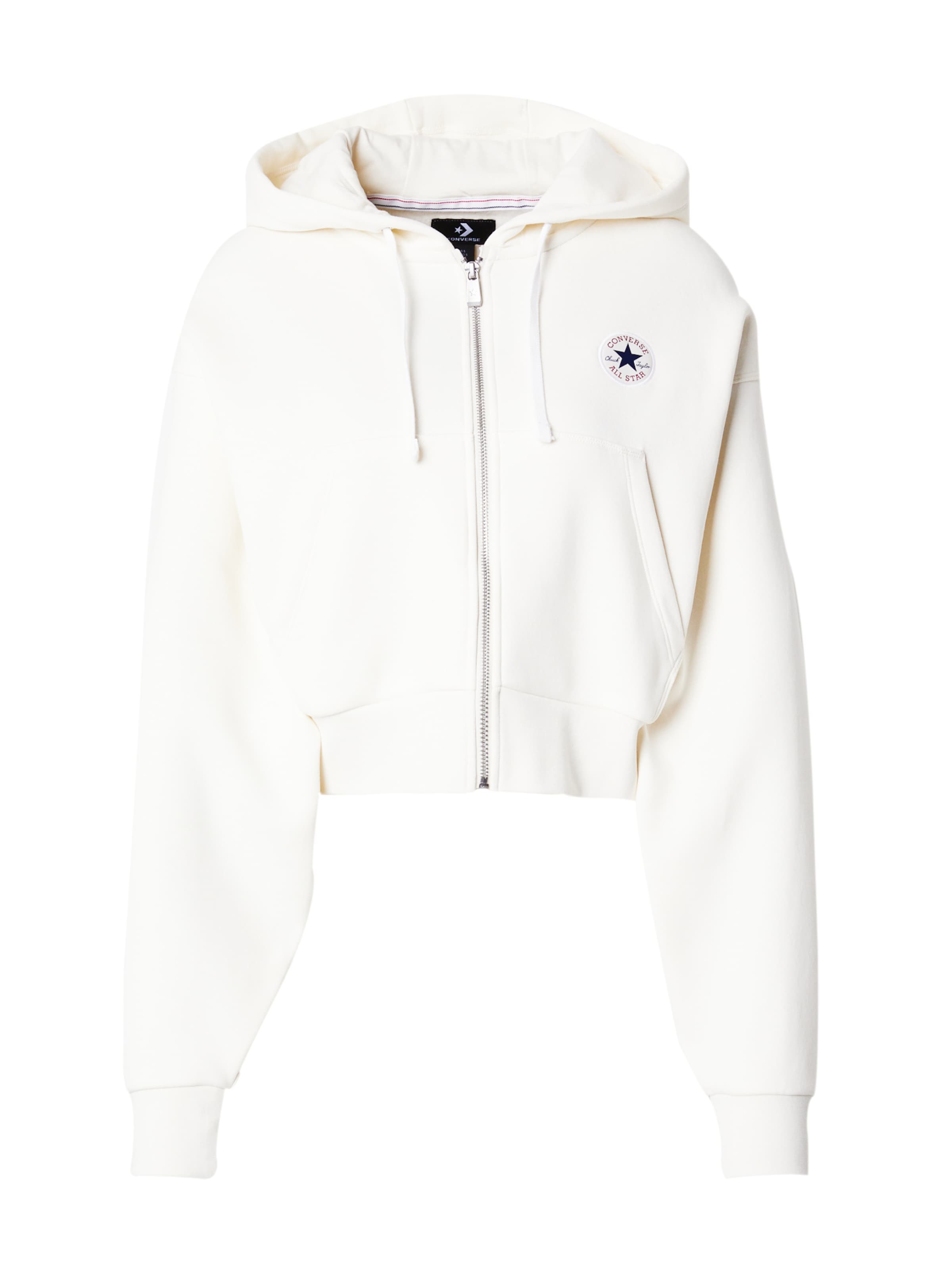 CONVERSE Tepláková bunda 'Retro- Chuck' - Béžová: predná strana