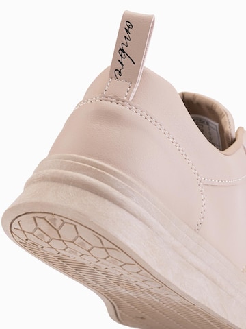 Ombre Sporty snøresko i beige