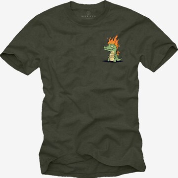 MAKAYA Shirt in Green: front