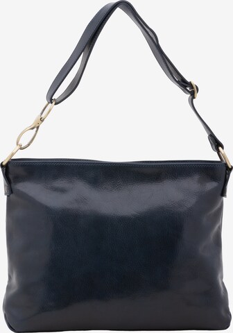 Borsa a spalla 'Borsa a Spalla Donna Pelle Vacchetta - Tracolla Regolabile e Zip' di I Fratelli in blu: frontale