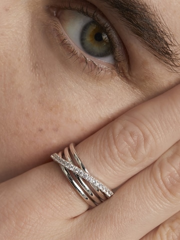 P D PAOLA Ring in Silver: front