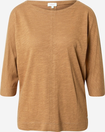 s.Oliver Shirt in Bruin: voorkant