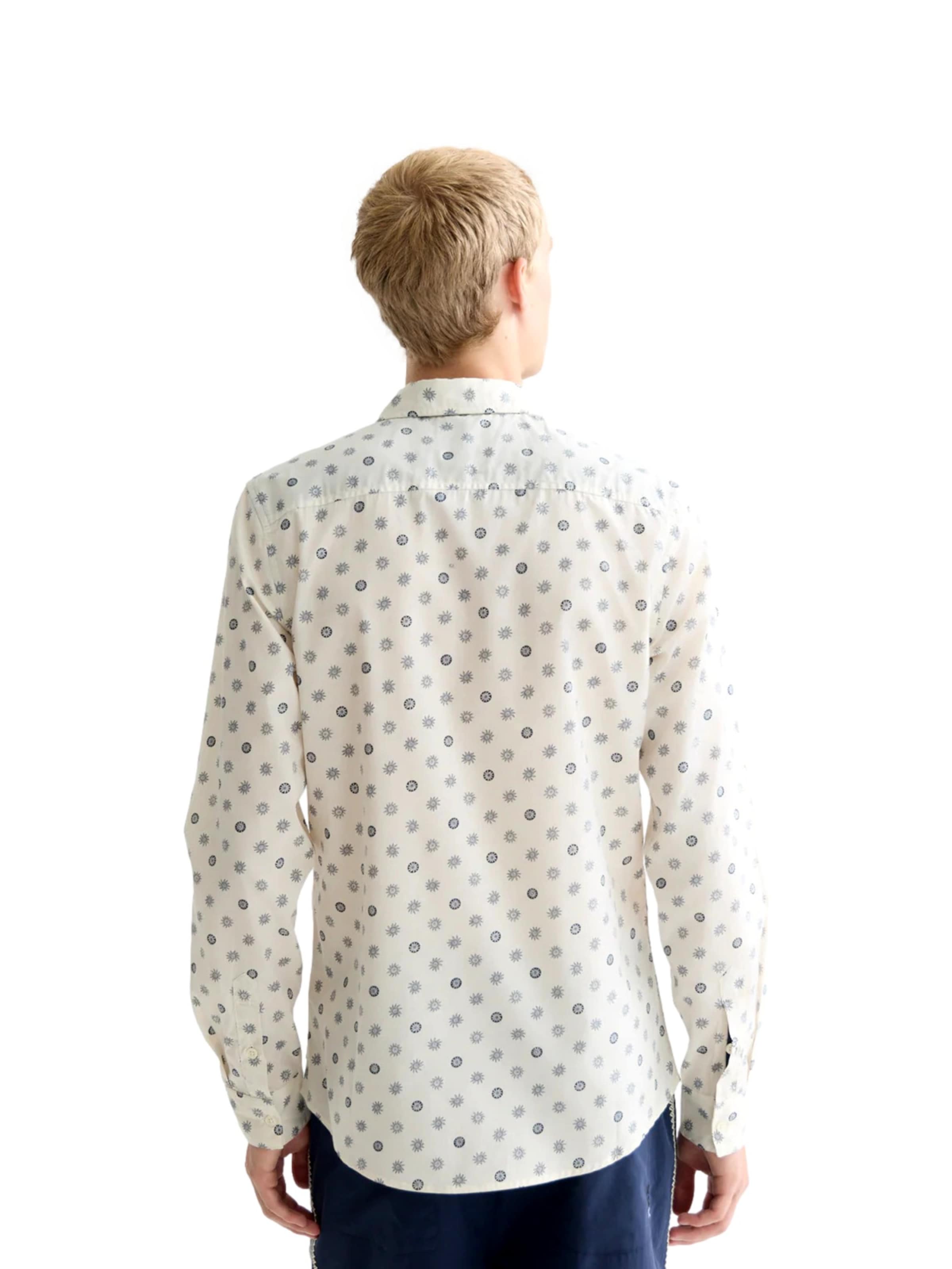 SCOTCH & SODA Slim Fit Hemd in Beige