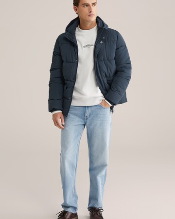 WE Fashion Tussenjas in Blauw