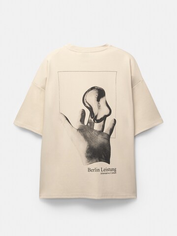Pull&Bear Shirt in Beige
