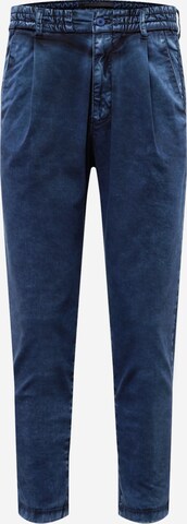 DRYKORN Tapered Pleat-front trousers 'Chasy' in Blue: front