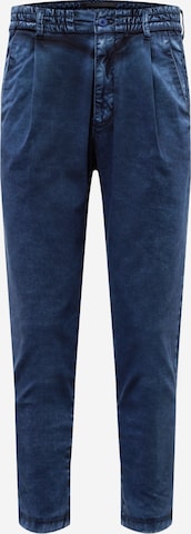 DRYKORN Pleat-Front Pants 'Chasy' in Blue: front
