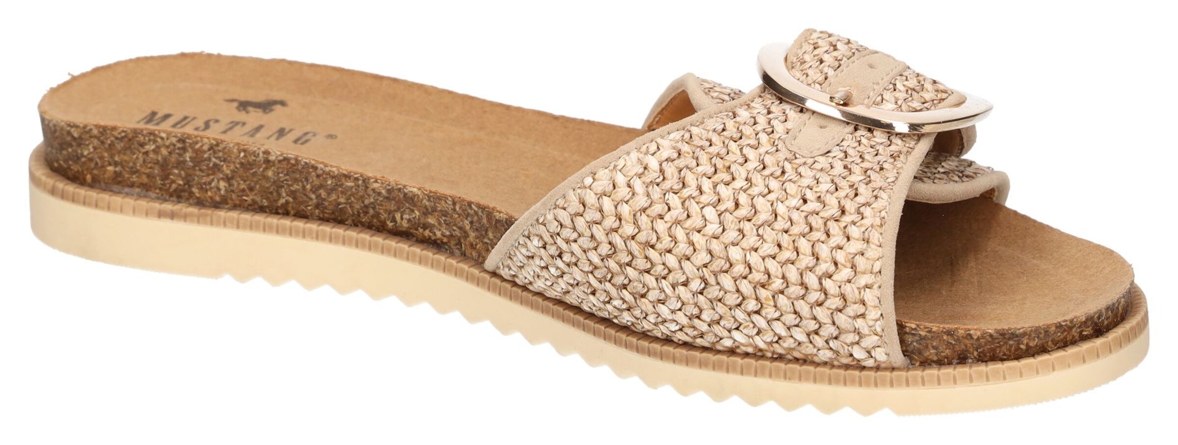 MUSTANG Mules in Beige