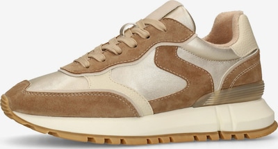 MANFIELD Sneaker in 36 in cognac / gold, Produktansicht