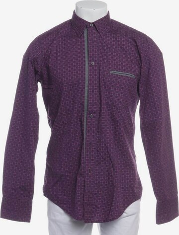 BOSS Button Up Shirt in S in Purple: front