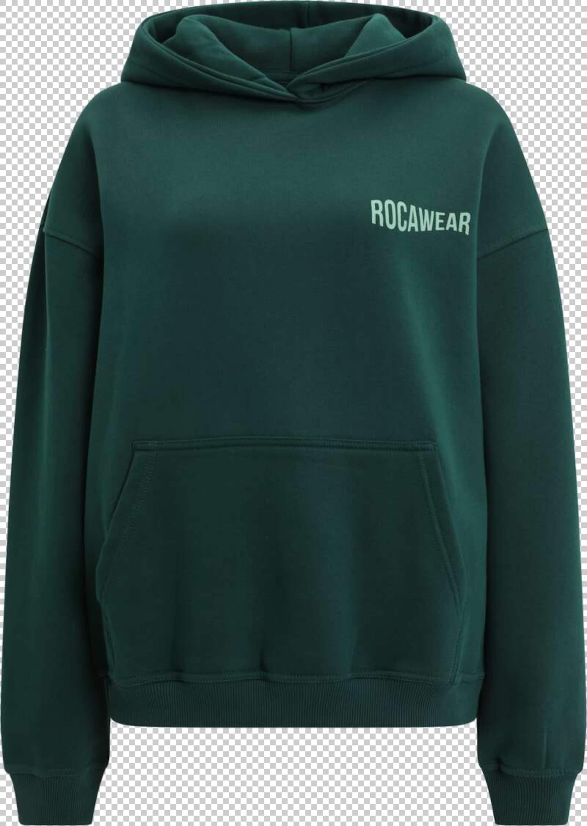Felpa di ROCAWEAR in verde: frontale