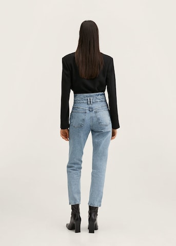 MANGO Regular Jeans 'Julia' in Blauw