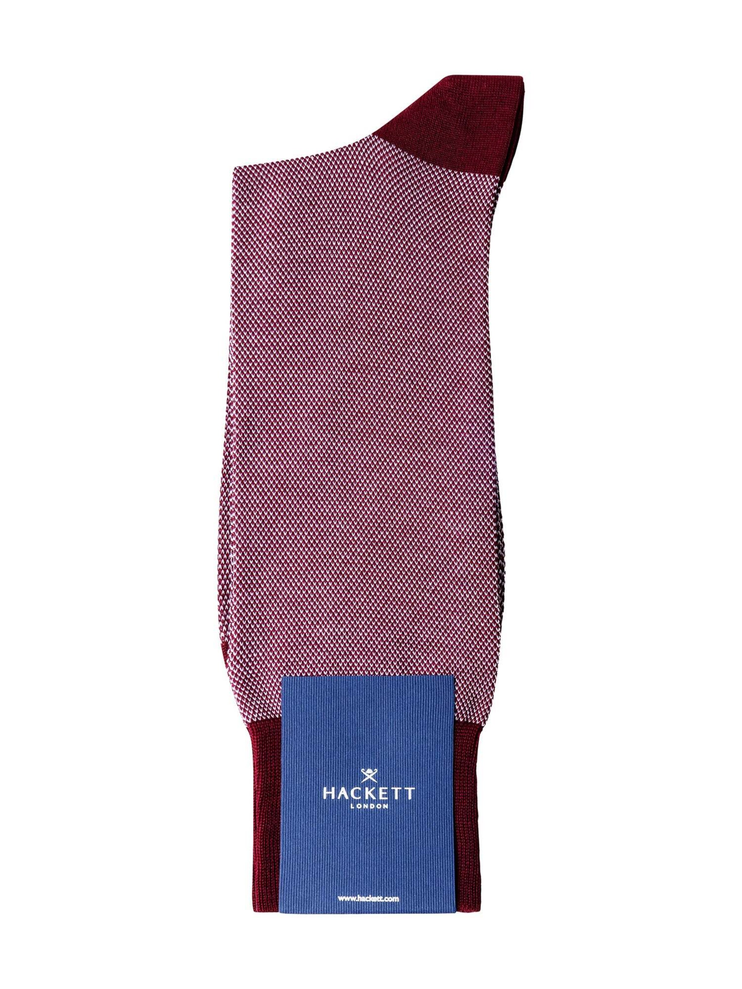 Hackett London Socken ' BIRDS EYE  ' in Rot