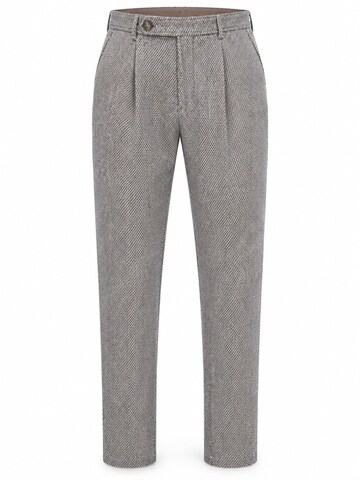 Ombre Дънки Tapered Leg Панталон в сиво: отпред