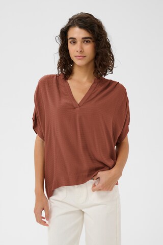 Kaffe Blouse 'KAGina' in Brown: front