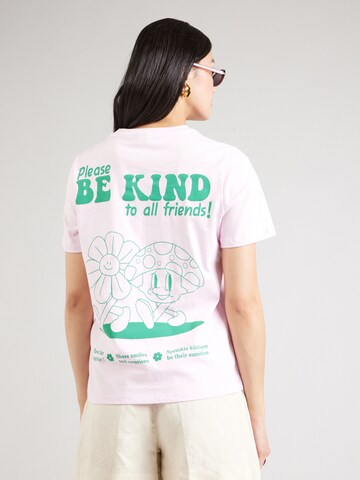 T-shirt 'PCFRAN' PIECES en rose : devant