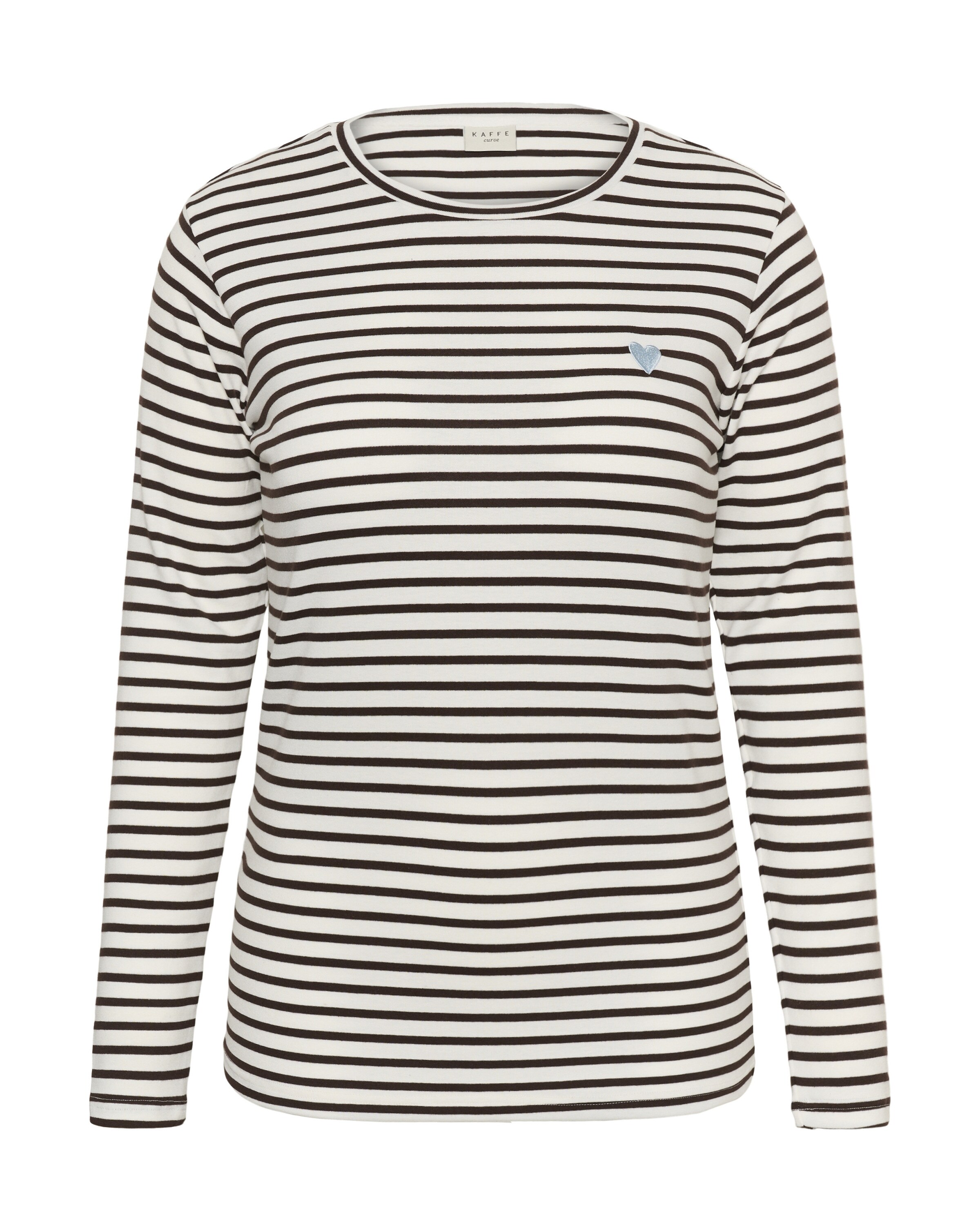 KAFFE CURVE Shirt in Weiß: Vorderseite