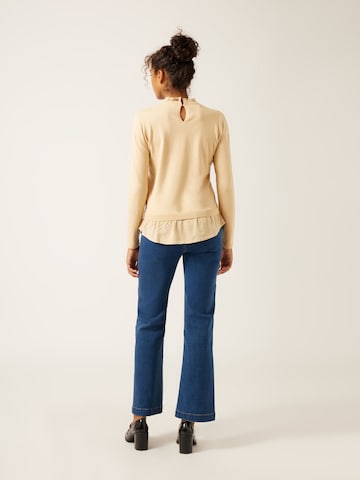 Pull-over 'Alexy' NAF NAF en beige