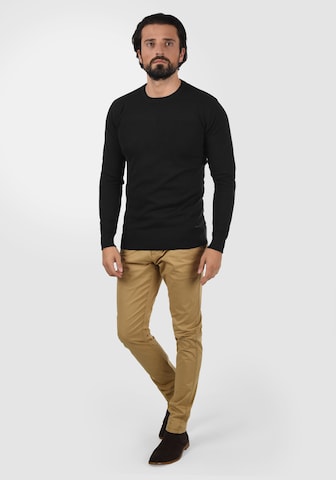 INDICODE JEANS Strickpullover 'Ernesto' in Schwarz