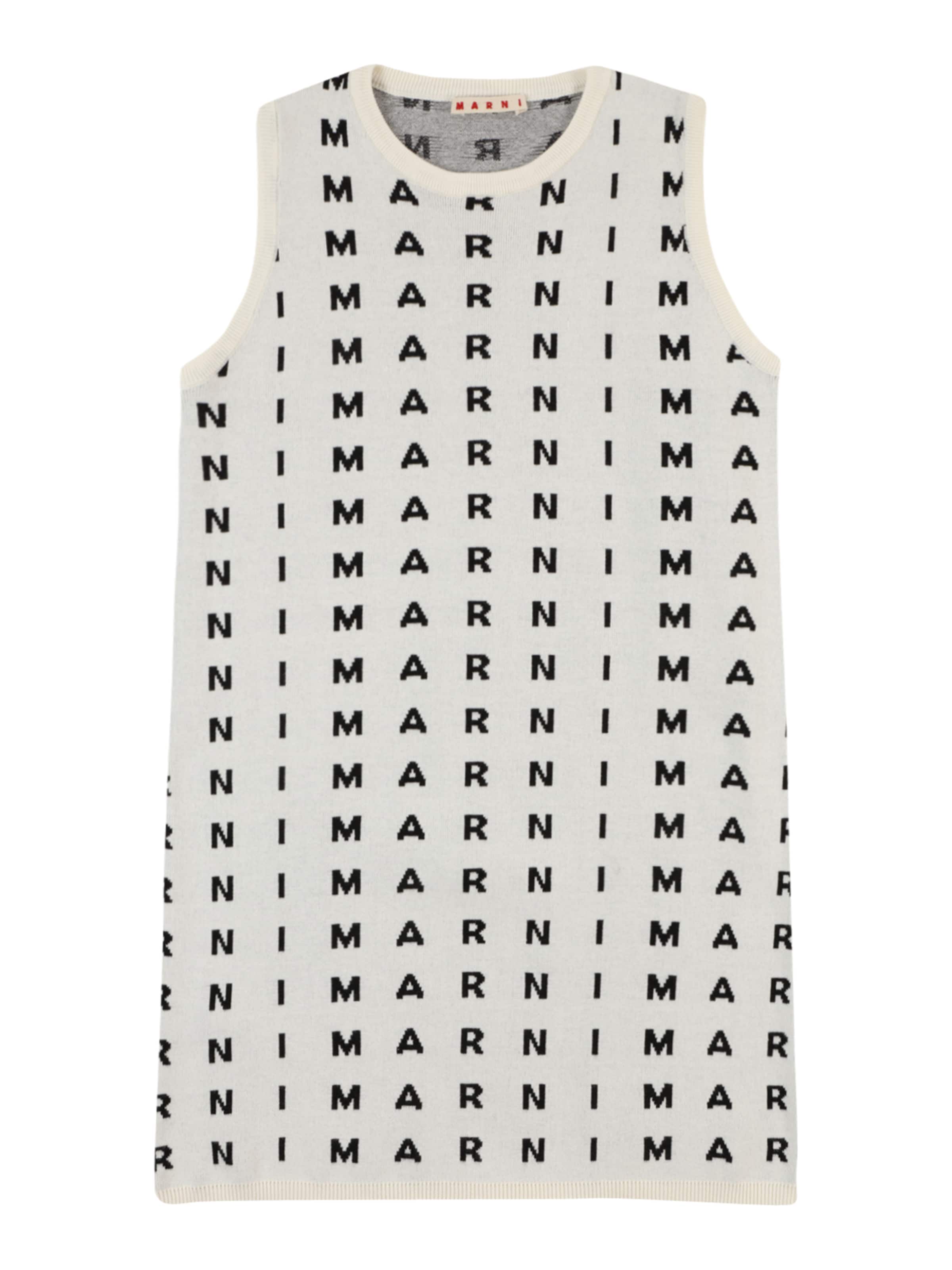 Abito di Marni in bianco: frontale