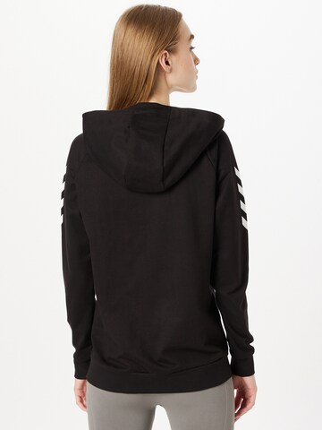 Hummel Athletic Zip-Up Hoodie in Black