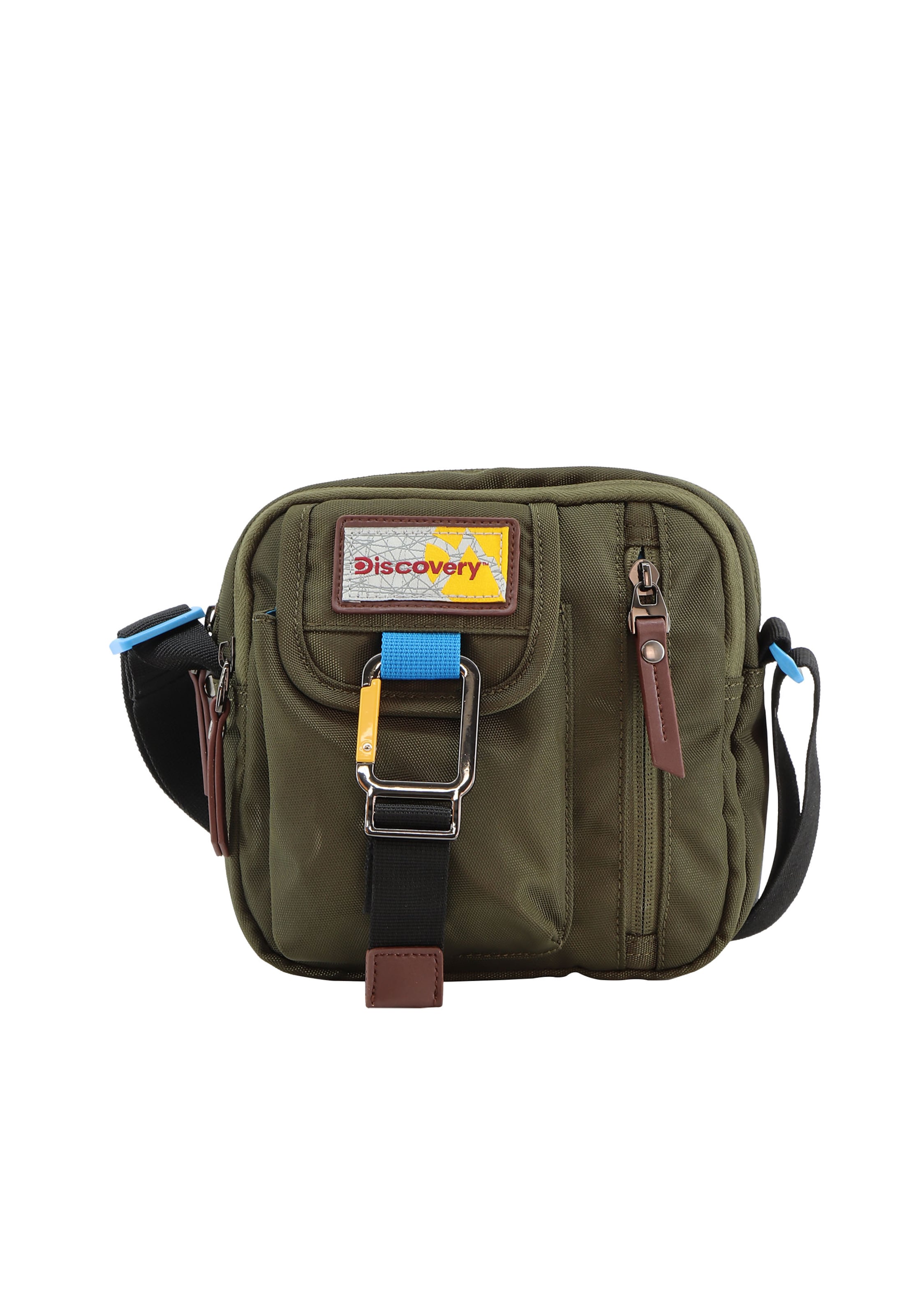 Discovery Shoulder Bag in Brown: front