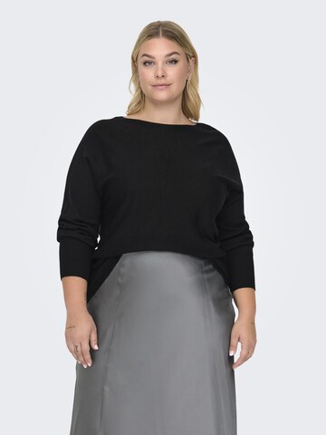 Pull-over 'CARAIDA' ONLY Carmakoma en noir : devant