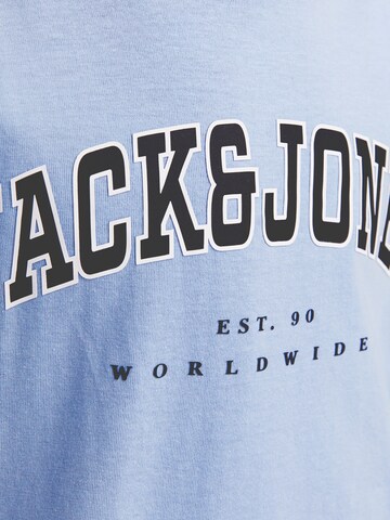 T-Shirt 'JJECaleb' Jack & Jones Junior en bleu