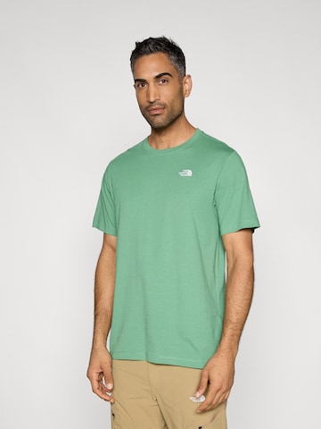 Tricou 'EVOLUTION SIMPLE DOME' de la THE NORTH FACE pe verde: față