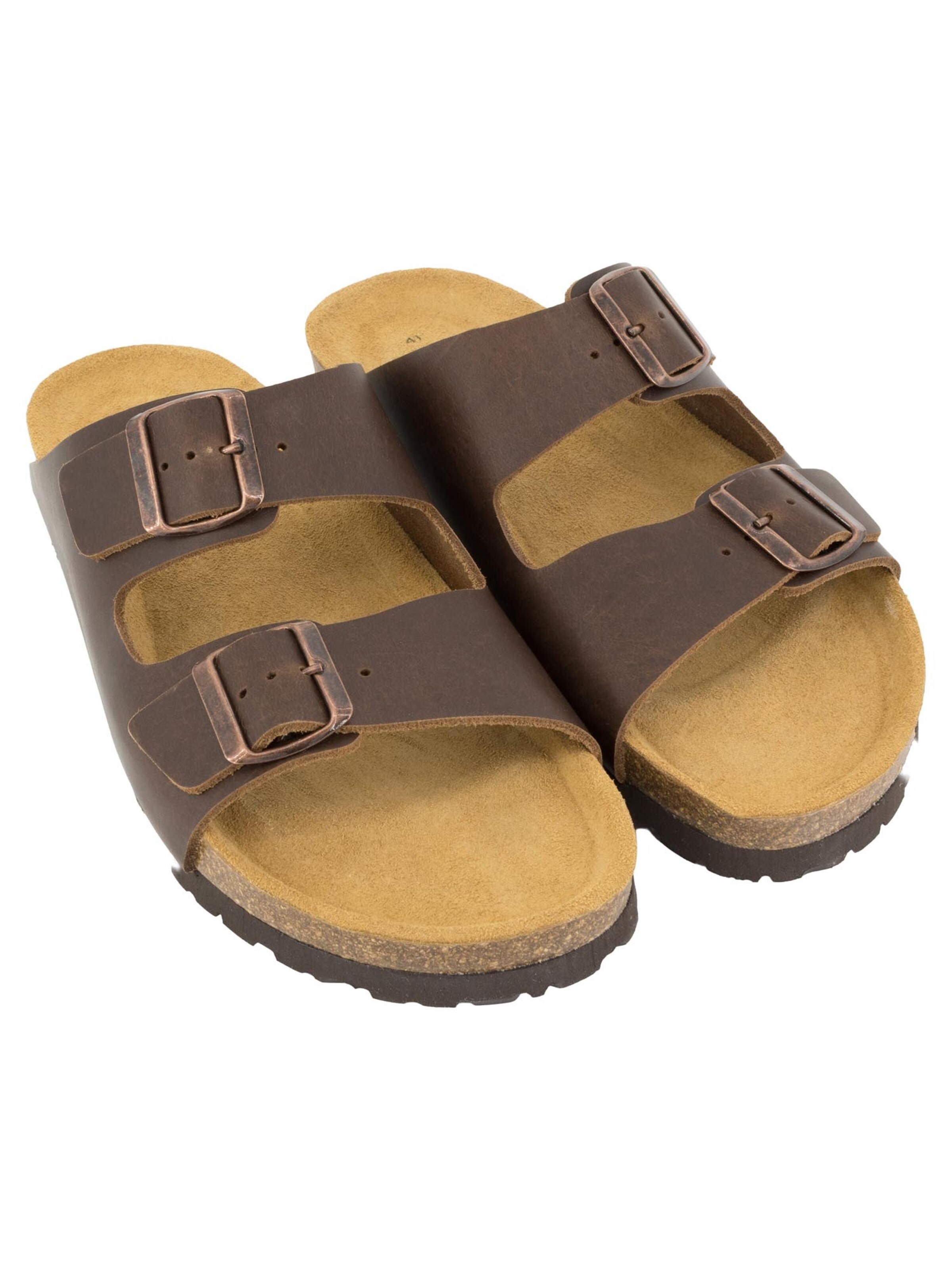 Piece Of Mind Muiltjes 'Comfort' in Bruin