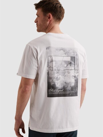 PME Legend Koszulka 'T-shirt with large back artwork' w kolorze biały: przód