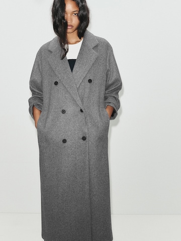 Manteau mi-saison Pull&Bear en gris