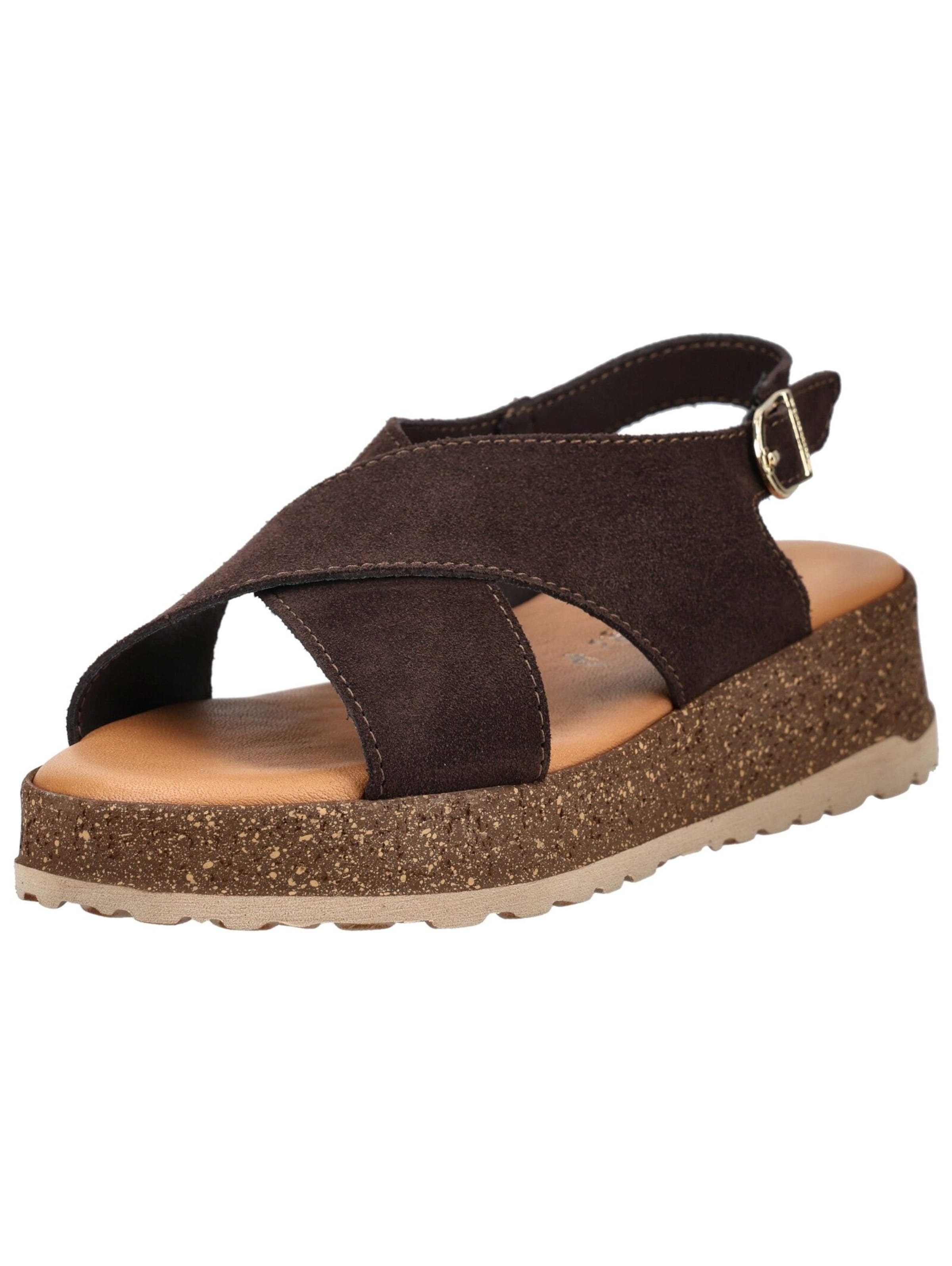 Tamaris - Sandalias en marrón: frente