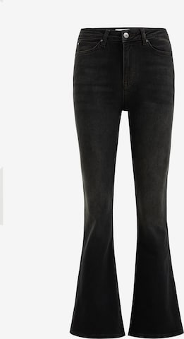 WE Fashion Flared Jeans in Black: front
