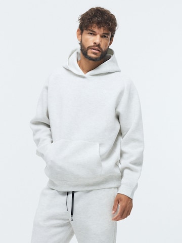 DRILLS Apparel Pullover 'RECREATION Scuba Hoodie'‌ in Weiß: Vorderseite