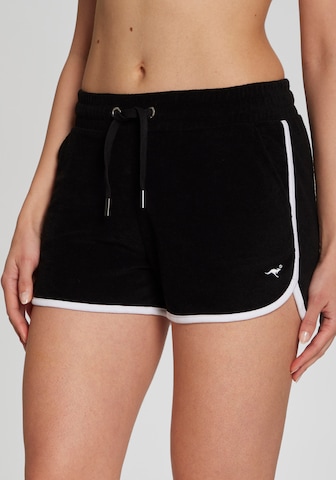 KangaROOS Regular Shorts in Schwarz