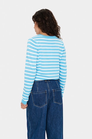 SAINT TROPEZ Strickjacke in Blau