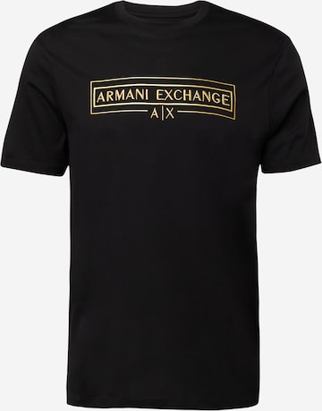 T-Shirt ARMANI EXCHANGE en noir : devant