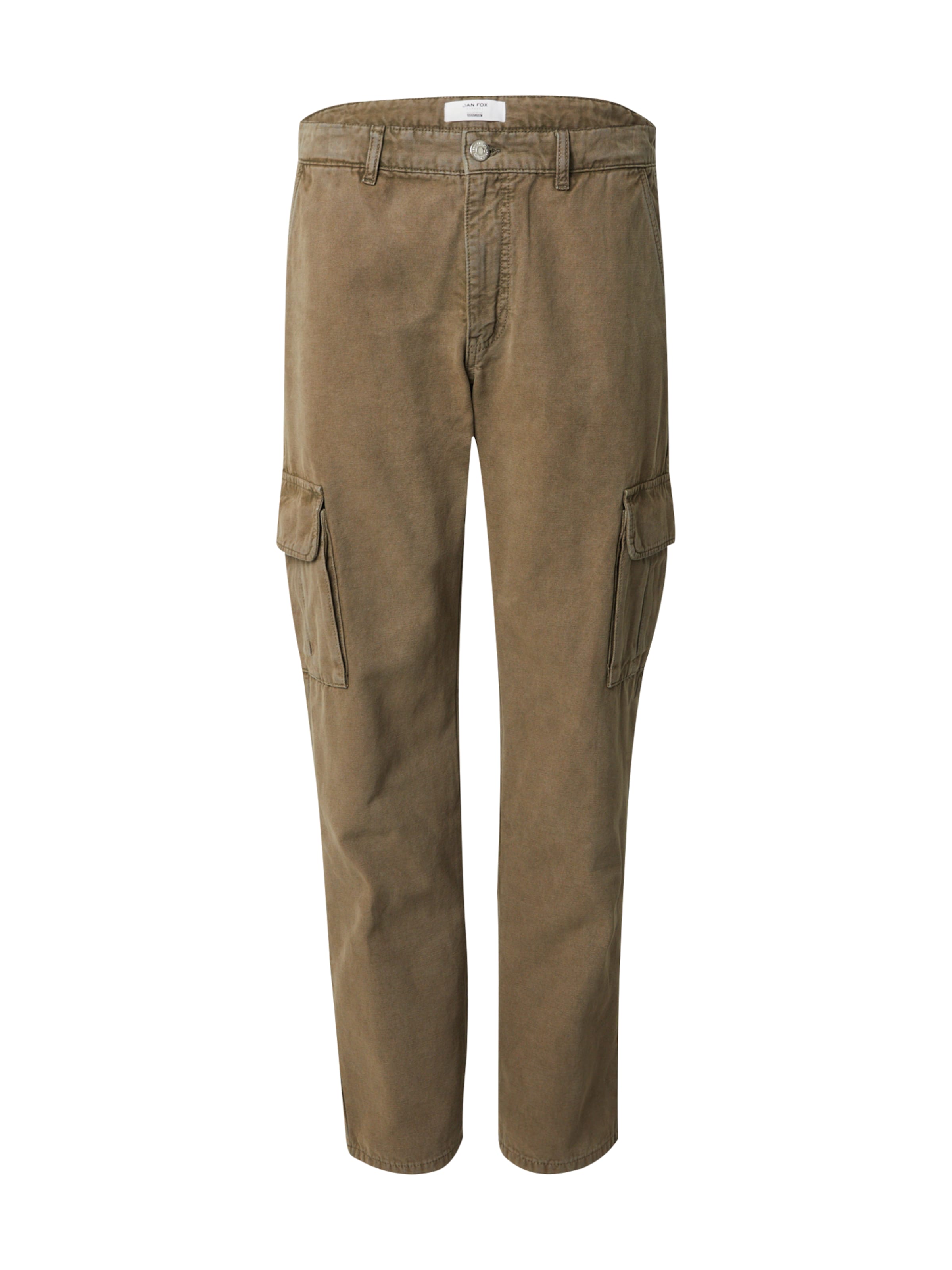 DAN FOX APPAREL regular Cargobukser 'Angelo' i grøn: forside