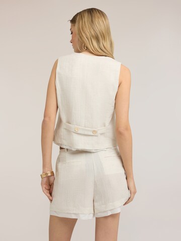 Gilet de costume MOTIVI en blanc