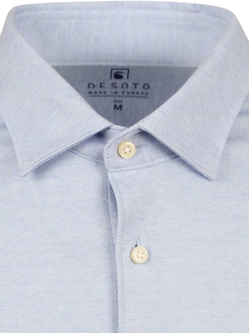 DESOTO Slim Fit Hemd 'Modern Kent'‌‌‌‌‌‌‌‌ in Blau