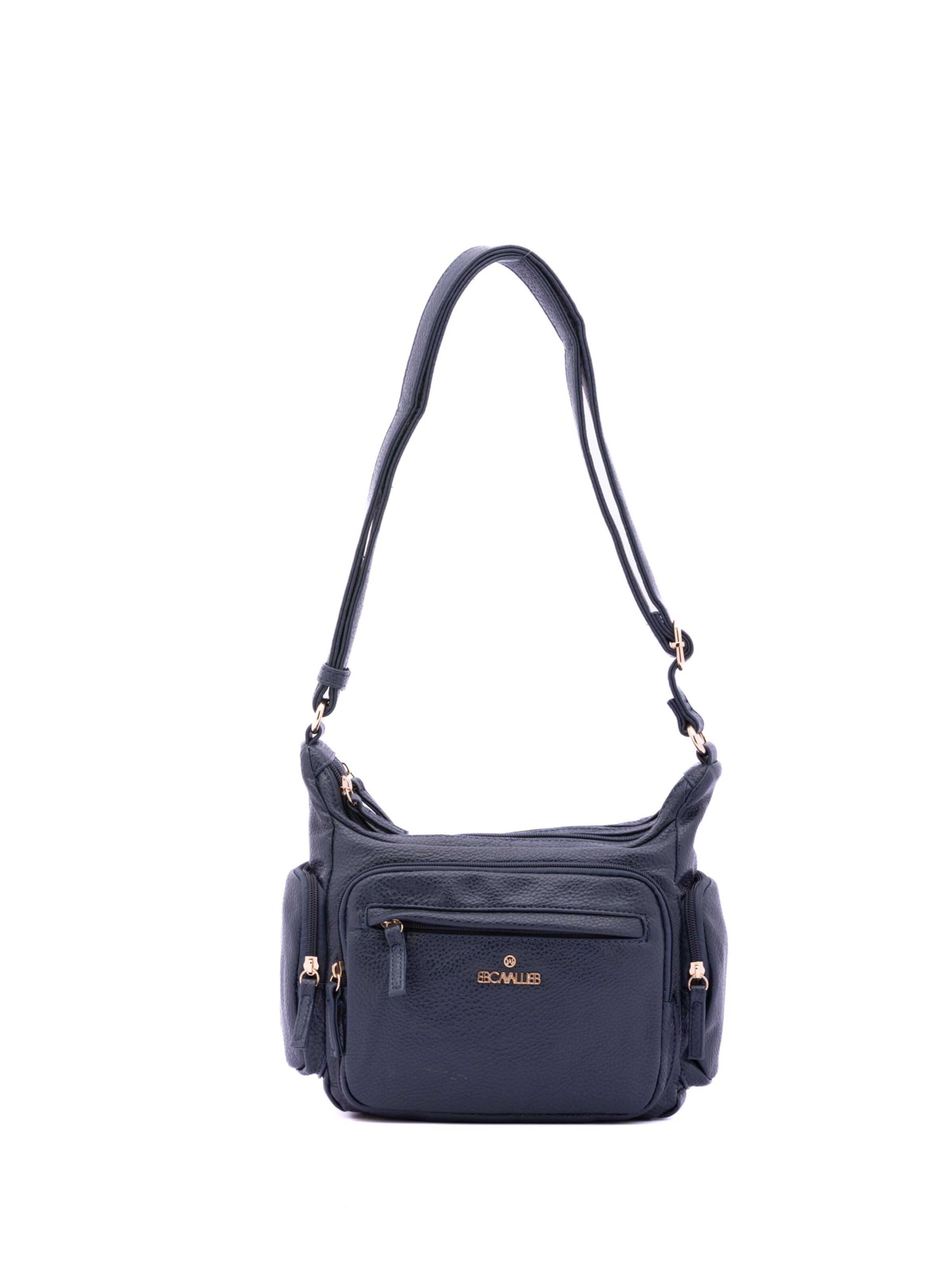 Borsa a spalla 'Borsa a Spalla Donna B Cavalli Ecopelle Zip' di B. Cavalli in blu: frontale