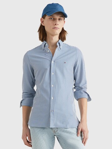 TOMMY HILFIGER Regular fit Button Up Shirt '1985 Collection ' in Blue: front