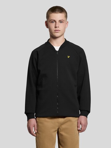 Lyle & Scott Sweat jacket in Black: front