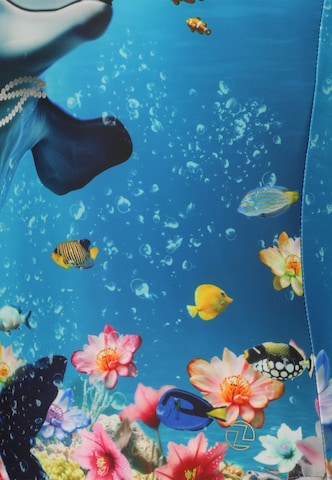 ZigZag Badeanzug in Blau