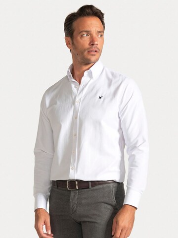 Williot Slim fit Overhemd 'Thiago' in Wit