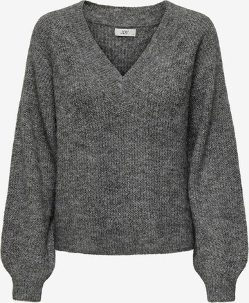 JDY Sweater 'Ingeborg Ada' in Grey: front